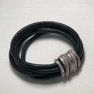 Brighton Neptune's Rings Leather Bracelet